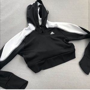 Adidas Cropped Hoodie
